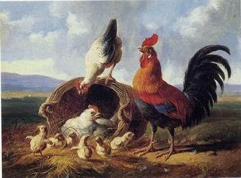 unknow artist Cocks 158 oil painting image